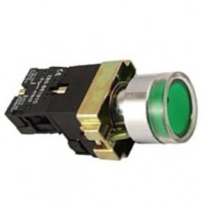 Μπουτόν με LED Πόρτα Πίνακα Φ22 1NO Πράσινο 110V EL2-BW3371